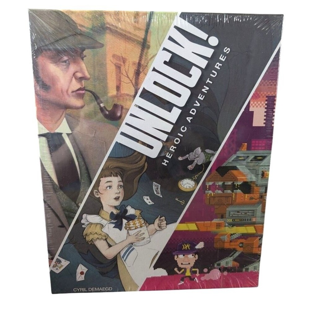 UNLOCK! Heroic Adventures Escape Room Board Game New